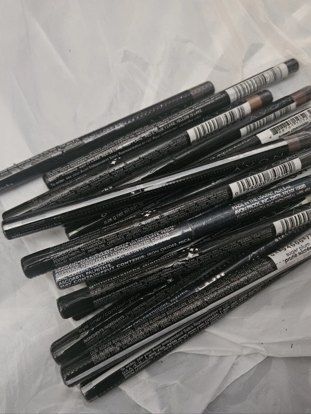 16) Avon Glimmerstick Diamond & True Eyeliner Mixed Lot Various Colors New Seal.